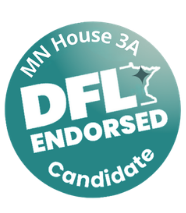 DFL endorsed candidate badge